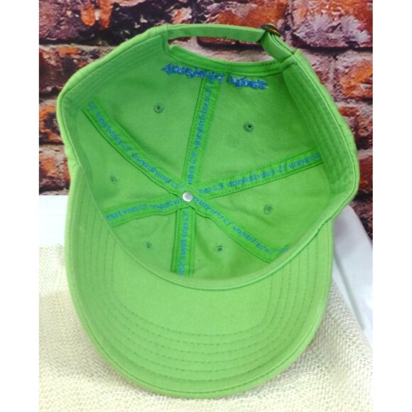 Vineyard Vines Hat Cap Strap Back Green Blue Whale Logo Casual Preppy Mens - Picture 5 of 8